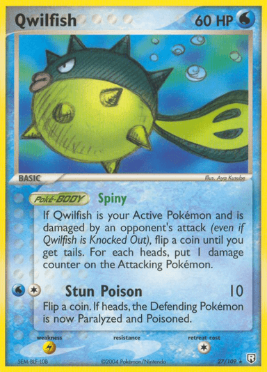 Qwilfish, Team Rocket Returns 27