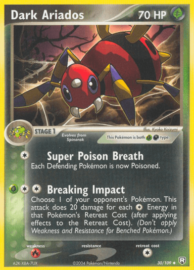 Dark Ariados, Team Rocket Returns 30
