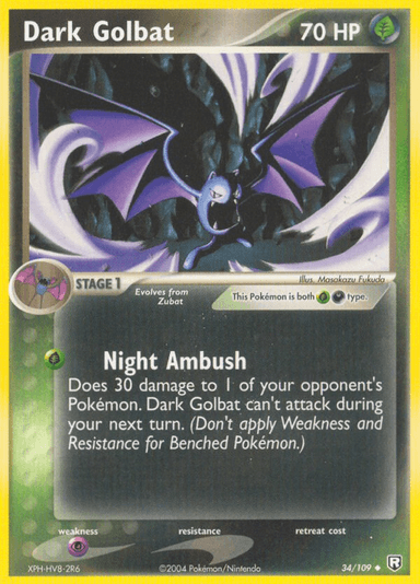 Dark Golbat, Team Rocket Returns 34