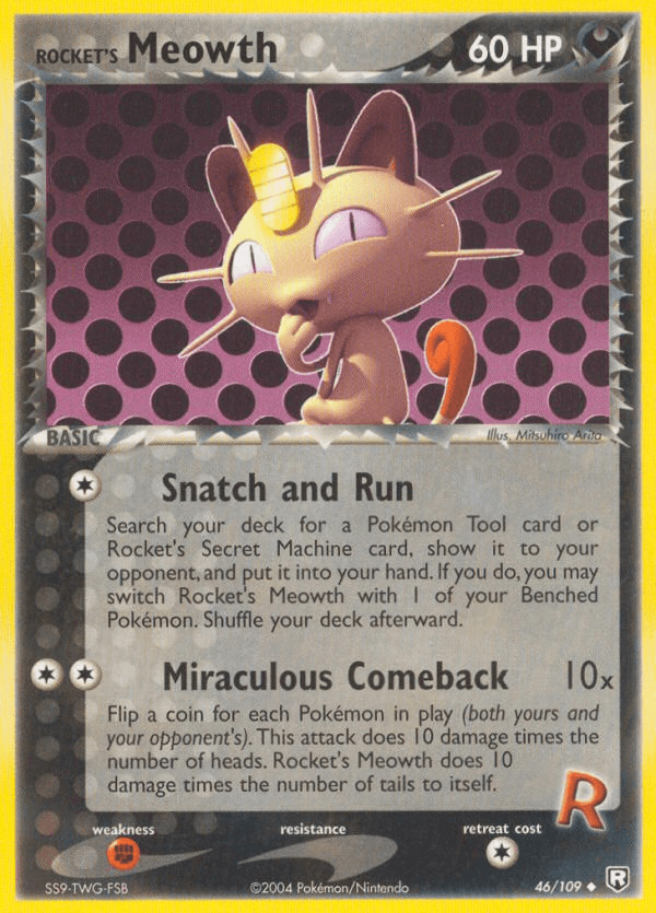 Rocket's Meowth, Team Rocket Returns 46