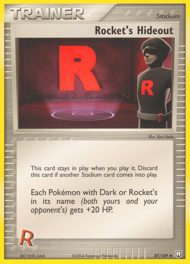 Rocket's Hideout, Team Rocket Returns 87