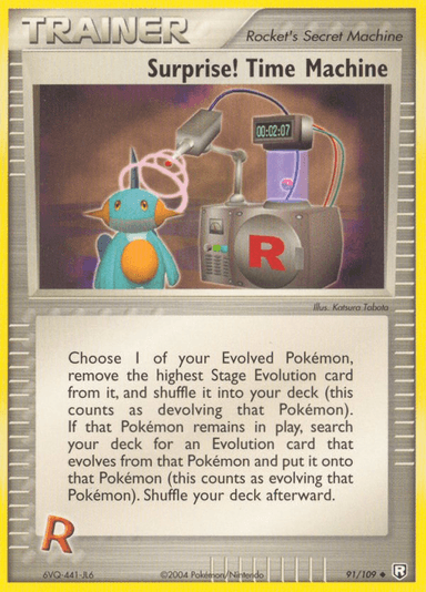 Surprise! Time Machine, Team Rocket Returns 91