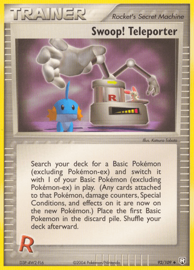 Swoop! Teleporter, Team Rocket Returns 92