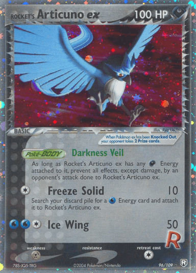 Rocket's Articuno ex, Team Rocket Returns 96