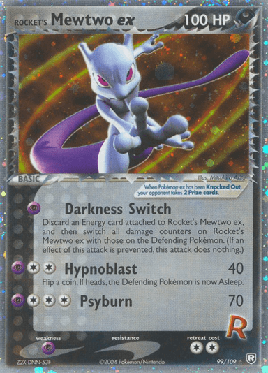 Rocket's Mewtwo ex, Team Rocket Returns 99