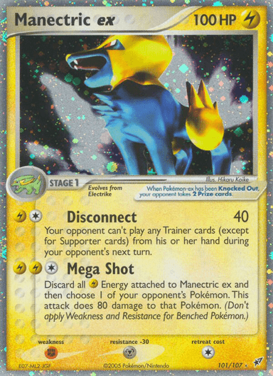 Manectric ex, Deoxys 101