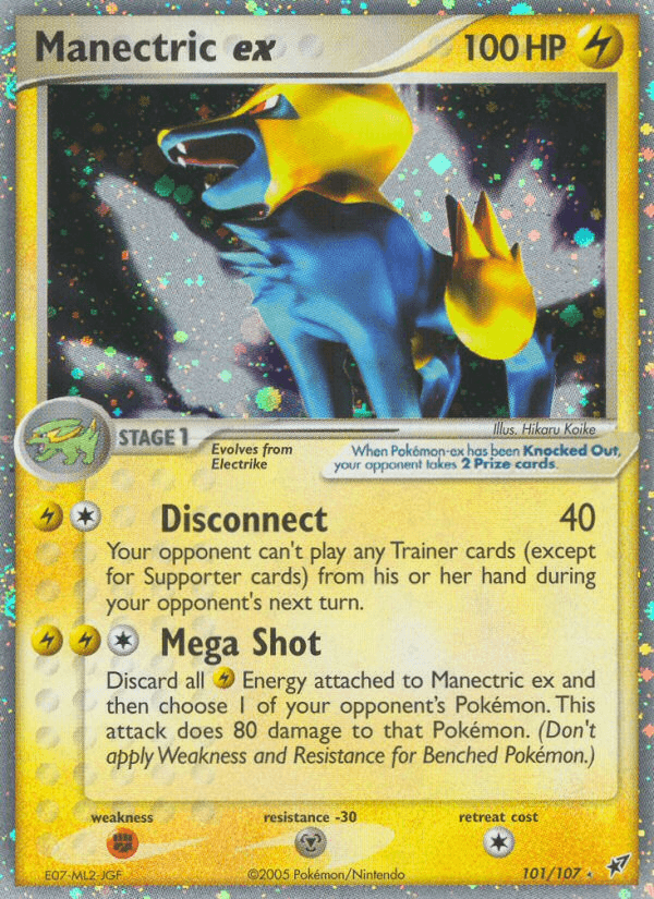 Manectric ex, Deoxys 101