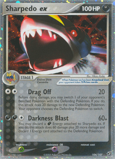 Sharpedo ex, Deoxys 104