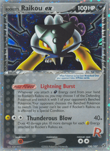 Rocket's Raikou ex, Deoxys 108