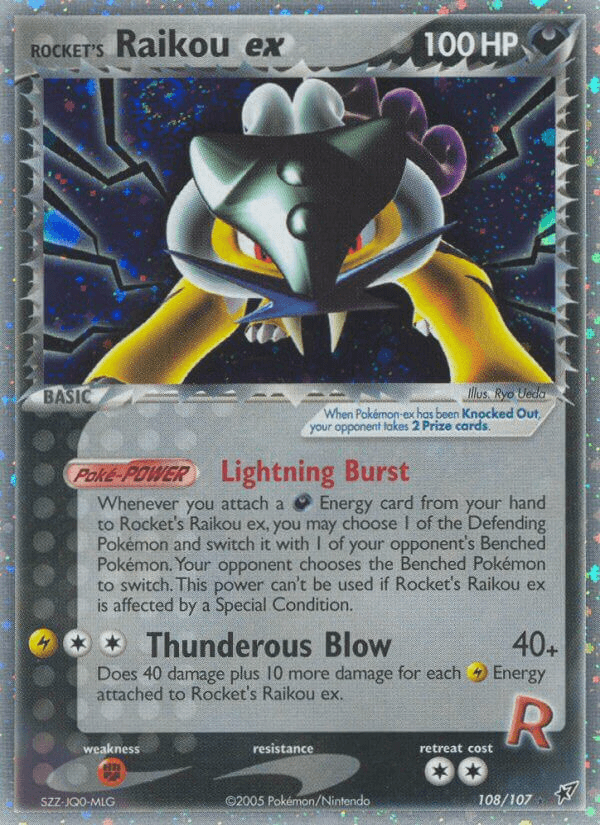 Rocket's Raikou ex, Deoxys 108