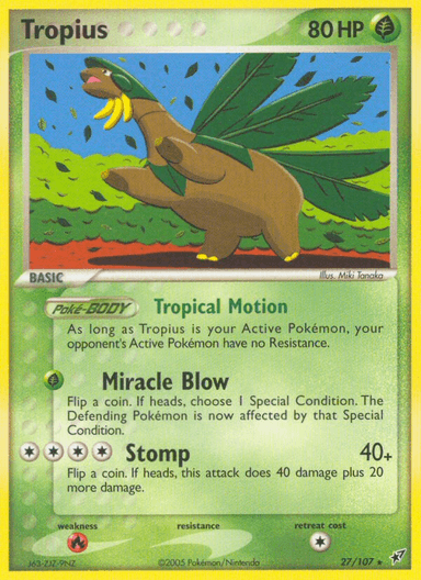 Tropius, Deoxys 27