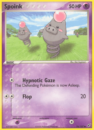 Spoink, Deoxys 76