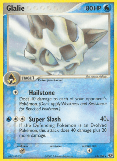 Glalie, Emerald 13