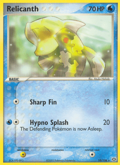 Relicanth, Emerald 18