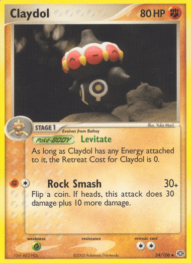 Claydol, Emerald 24