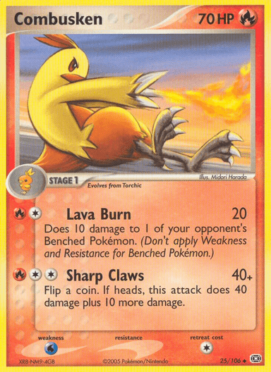 Combusken, Emerald 25