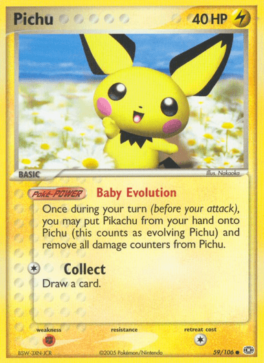 Pichu, Emerald 59