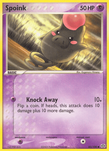 Spoink, Emerald 65