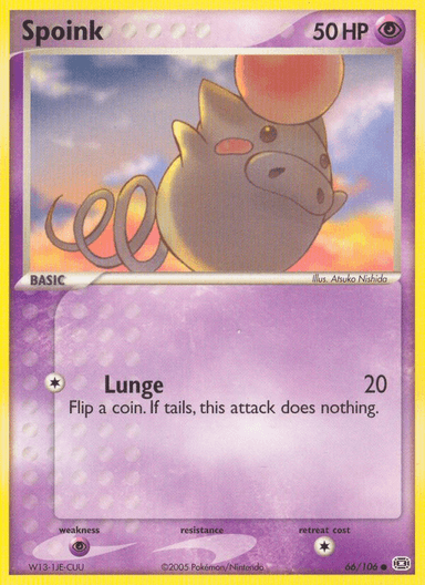 Spoink, Emerald 66