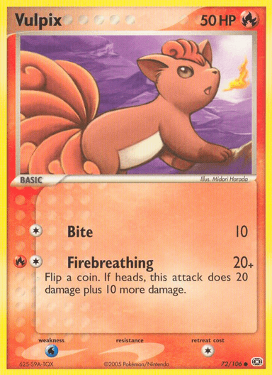 Vulpix, Emerald 72