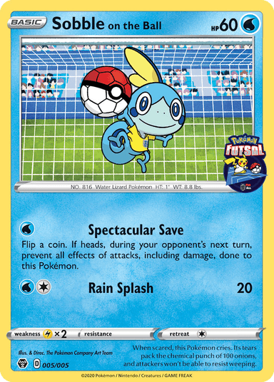 Sobble on the Ball, Pokémon Futsal Collection 5