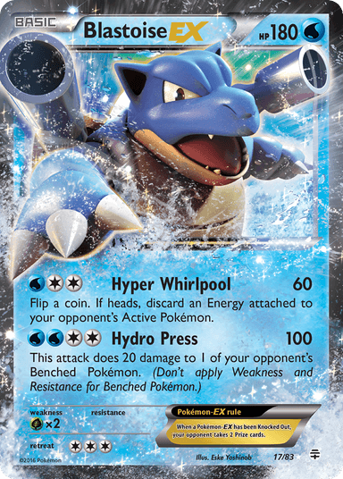 Blastoise-EX, Generations 17