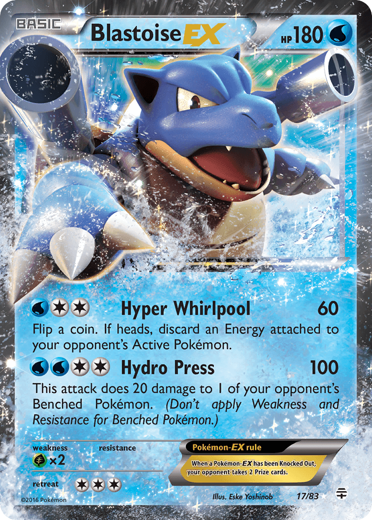 Blastoise-EX, Generations 17