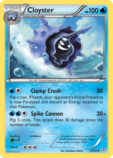 Cloyster, Generations 20