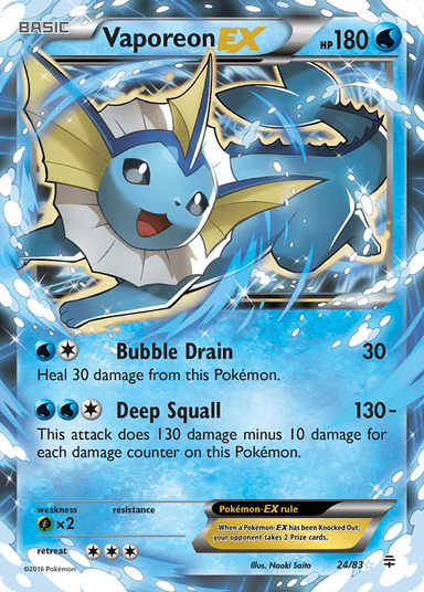 Vaporeon-EX, Generations 24