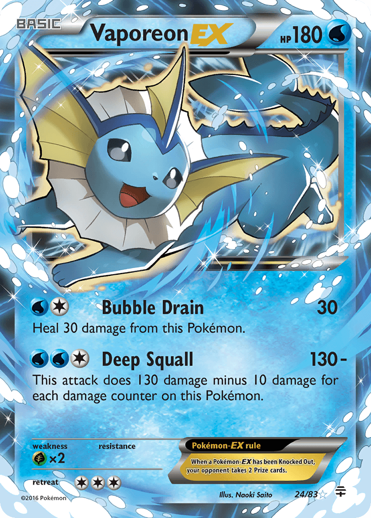 Vaporeon-EX, Generations 24