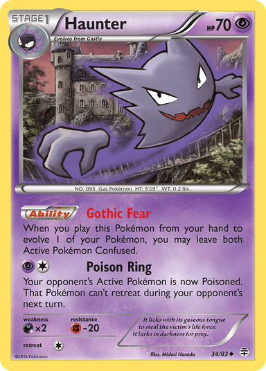 Haunter, Generations 34