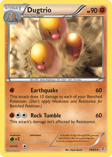 Dugtrio, Generations 39