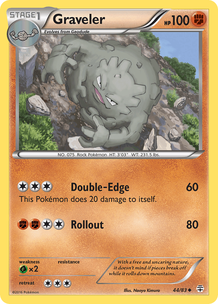 Graveler, Generations 44