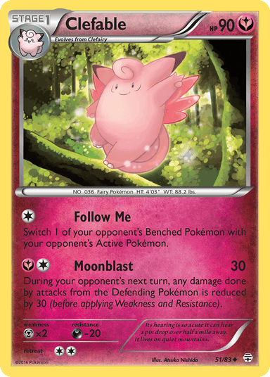 Clefable, Generations 51