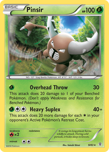 Pinsir, Generations 9
