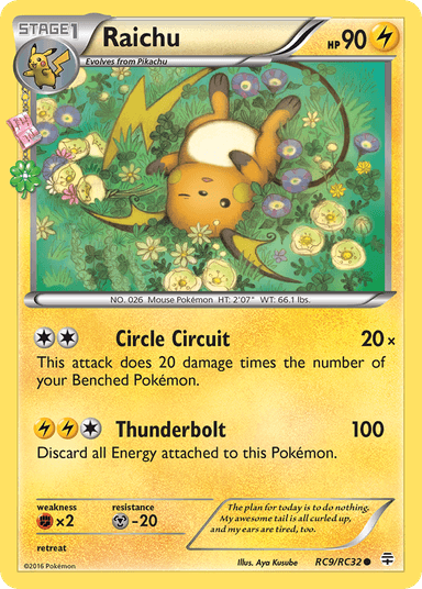 Raichu, Generations RC9