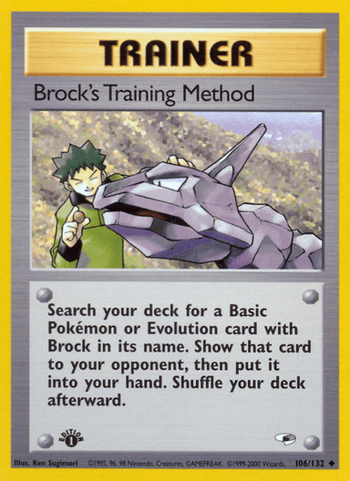 Brock's Training Method, Gym Heroes 106