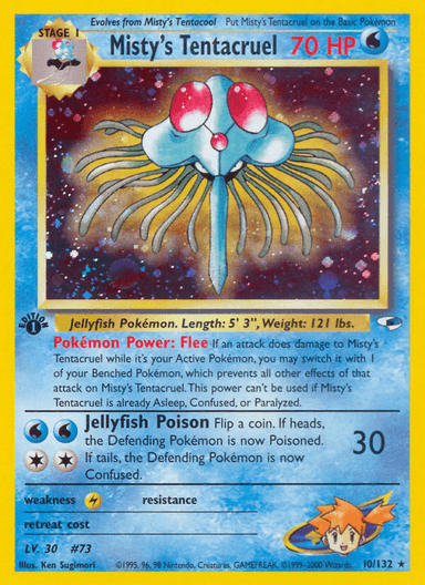 Misty's Tentacruel, Gym Heroes 10