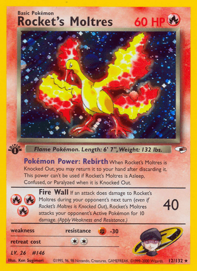Rocket's Moltres, Gym Heroes 12