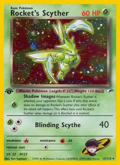 Rocket's Scyther, Gym Heroes 13