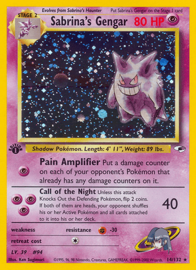 Sabrina's Gengar, Gym Heroes 14