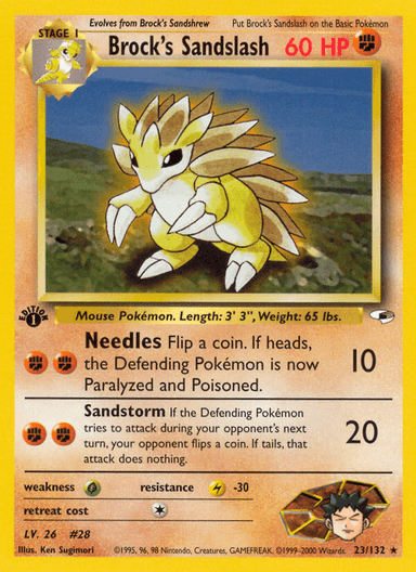 Brock's Sandslash, Gym Heroes 23