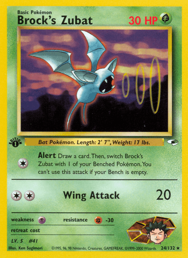 Brock's Zubat, Gym Heroes 24