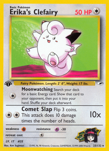 Erika's Clefairy, Gym Heroes 25