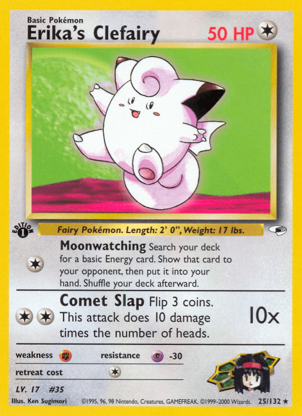 Erika's Clefairy, Gym Heroes 25