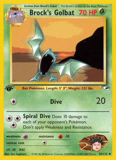 Brock's Golbat, Gym Heroes 39