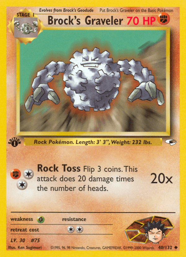 Brock's Graveler, Gym Heroes 40