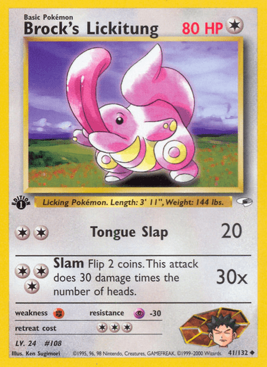 Brock's Lickitung, Gym Heroes 41