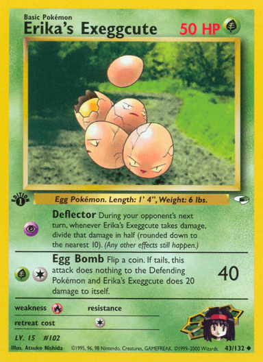 Erika's Exeggcute, Gym Heroes 43