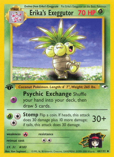 Erika's Exeggutor, Gym Heroes 44